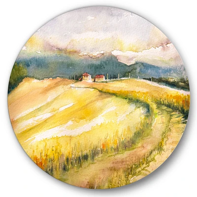 Designart - Golden Fields of Tuscany Italy