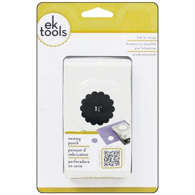 EK Tools™ Paper Shapers Nesting Scallop Circle Punch