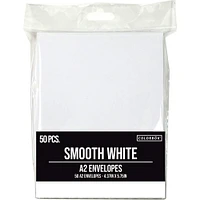 Colorbok® White A2 Envelopes, 50ct.