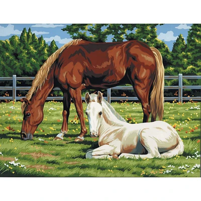 Royal & Langnickel® Painting by Numbers™ Artist Canvas Series Horses in Field Kit