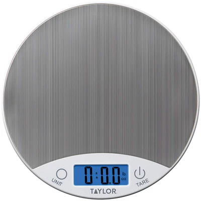 Taylor® Stainless Steel Digital Kitchen Scale