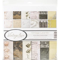 Reminisce Collection Kit 12"X12"-Vintage Lace