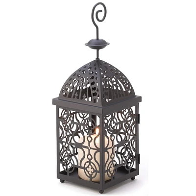 14" Moroccan Style Birdcage Candle Lantern