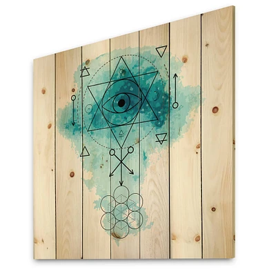 Designart - Symbol of Alchemy and Sacred Geometry II