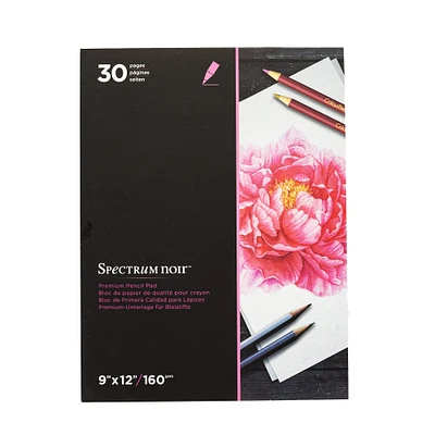 Spectrum Noir™ 9" x 12" Premium Pencil 30 Sheet Paper Pad