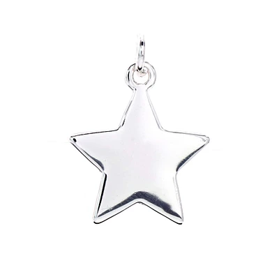 Charmalong™ Silver Plated Star Charm by Bead Landing™