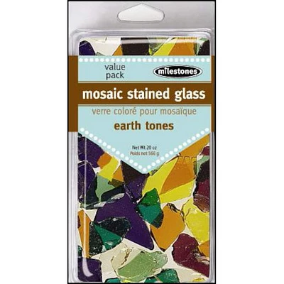 Milestones Earth Tones Mosaic Stained Glass Value Pack