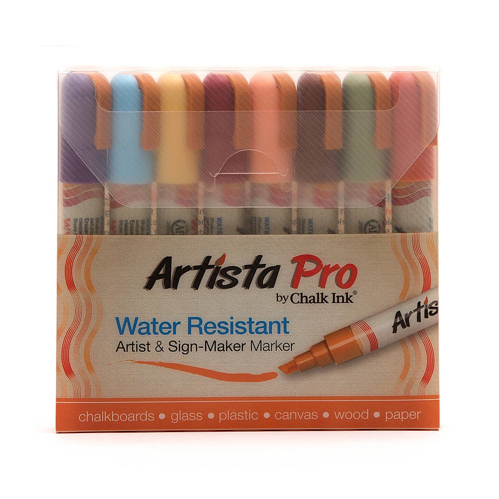 Chalk Ink® Artista Pro Classic 8 Color Marker Set