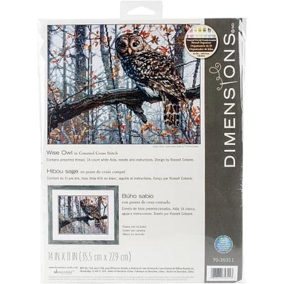 Dimensions® Wise Owl Counted Cross Stitch Kit
