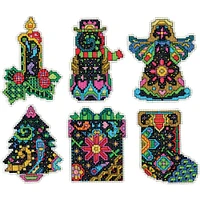 Design Works™ Christmas Fantasy Cross Stitch Ornament Kit