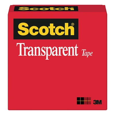 3M Scotch® Transparent Cellophane Tape, 3/4" x 36yd.