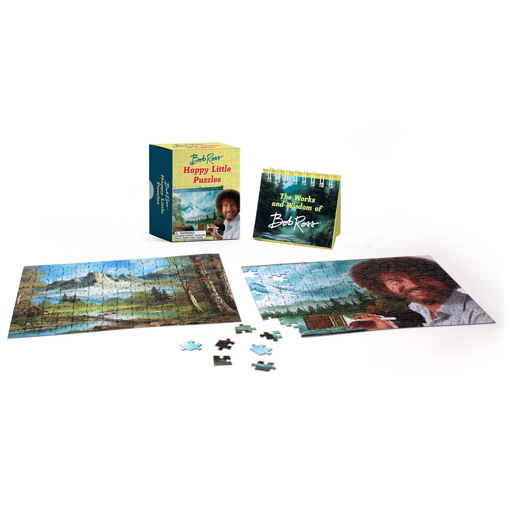 10 Pack: Bob Ross Happy Little Puzzles Kit