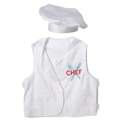 Cre8tive Minds® Chef Toddler Vest & Hat Dress-Up Set