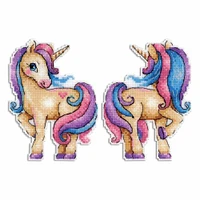 MP Studia Unicorn Plastic Canvas Counted Cross Stitch Kit