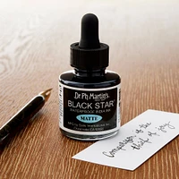 18 Pack: Dr. Ph. Martin's® Black Star® Matte India Ink