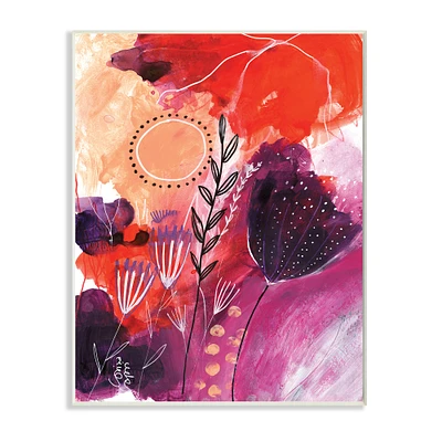 Stupell Industries Whimsical Florals Blooming Wall Art