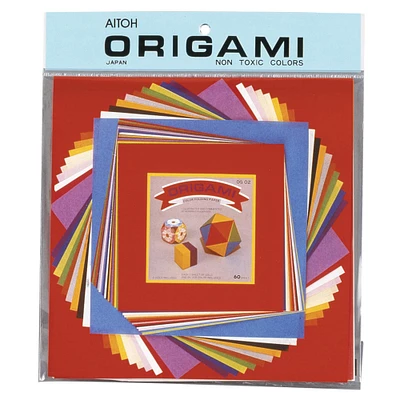 Aitoh 6'' Origami Paper, 60 Sheets