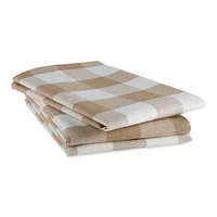 DII® Stone Buffalo Check Dish Towels, 3ct.