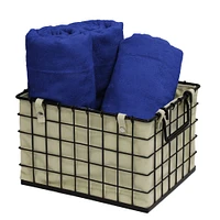 Foldable Metal Storage Baskets, 3ct.