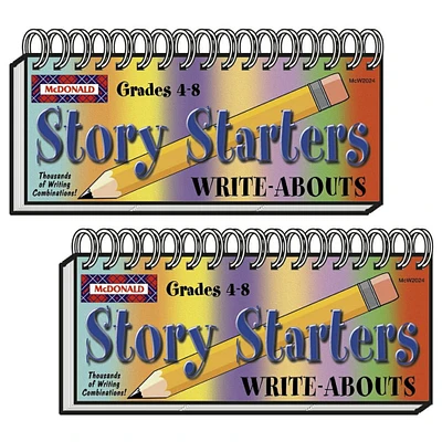 McDonald Publishing® 2-Pack Story Starters Write-Abouts, Grades 4-8