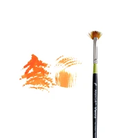 Vienna Golden Taklon Fan Brush by Artist's Loft™