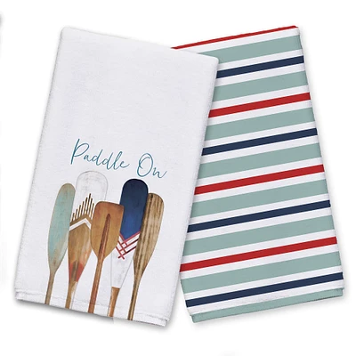 Paddle On Tea Towel Set