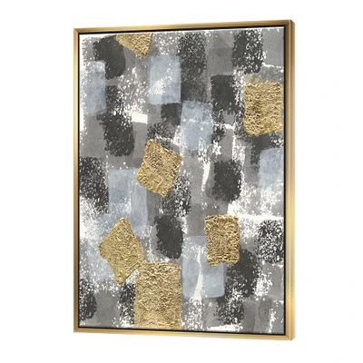 Designart - Gold Glamour Squares II