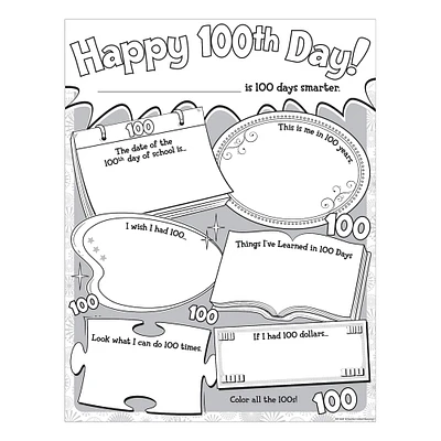 Teacher Created Resources Happy 100th Day Poster Pack