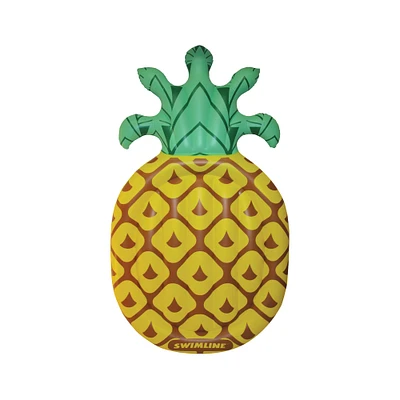 86" Inflatable Tropical Pineapple Swimming Pool Raft