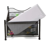 Mind Reader -Compartment Pull-out Sliding Organizing Drawer Storage Basket