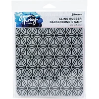 Simon Hurley create. Jewel Heist Cling Rubber Background Stamp