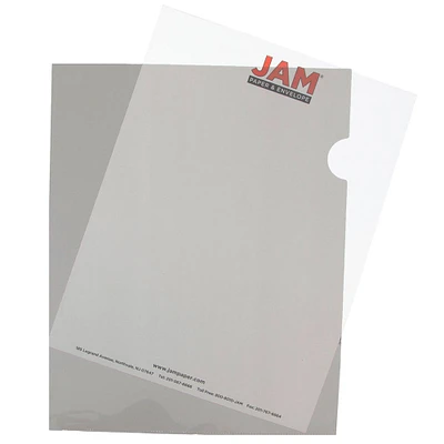 JAM Paper 9" x 11.5" Plastic Sleeve Page Protectors, 12ct.