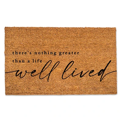 Life Well Lived 30" x 18" Door Mat