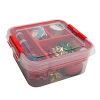 Simplify Red  2-Tier Gift Supply Storage Box