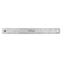 Westcott® 12" Stainless Steel Office Ruler with Non Slip Cork Base, 3ct.