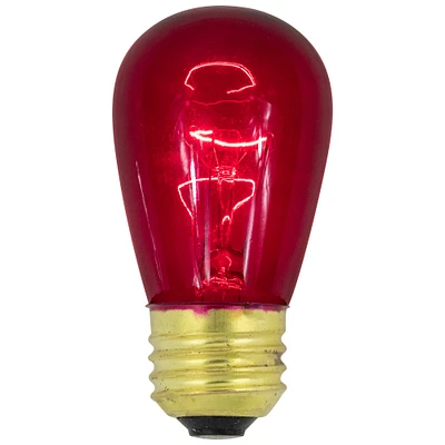 Transparent Incandescent S14 Replacement Christmas Bulbs, 25ct.