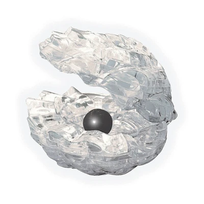 Original 3D Crystal Puzzle™ Black Pearl in Clear Shell 48 Piece Puzzle