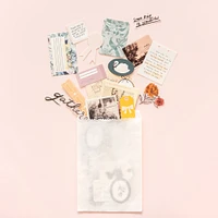 Maggie Holmes Heritage Ephemera Die-Cuts 40/Pkg-Cardstock & Vellum