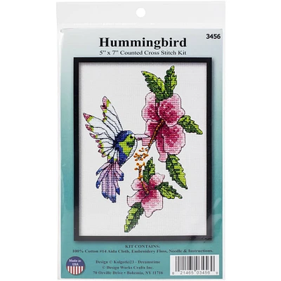 Design Works™ Hummingbird Counted Cross Stitch Kit