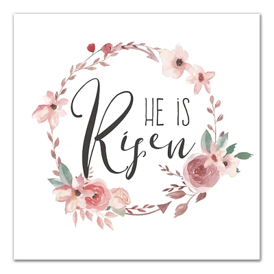 He is Risen Canvas Art