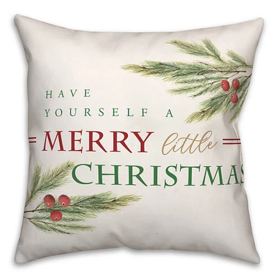 Have Merry Little Christmas Throw Pillow
