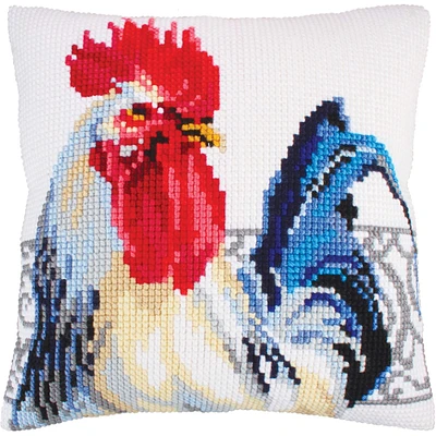 Collection D'Art® Stamped Needlepoint Spanish Handsome Cushion Kit