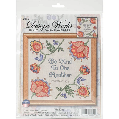 Design Works™ Be Kind Counted Cross Stitch Kit