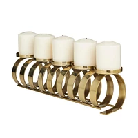 20" Gold Contemporary Candle Holder