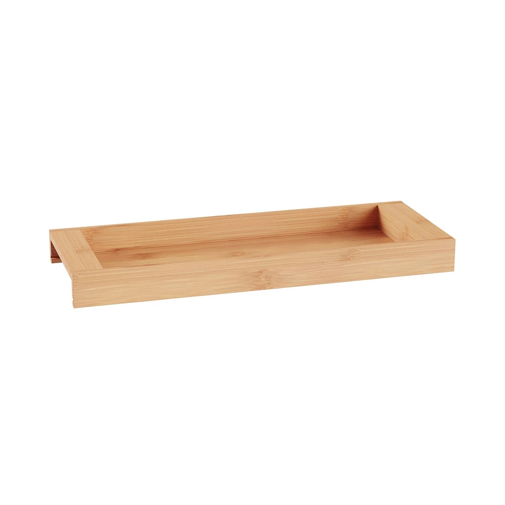 Hastings Home Bamboo Bathroom & Vanity Tray, 16" x 6"