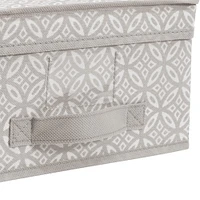 Simplify Gray Boho Storage Box