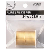 28 Gauge Gold Beading Wire by Bead Landing™