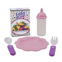 509 Crew Baby Alive Pink and Rainbow Doll Highchair Set