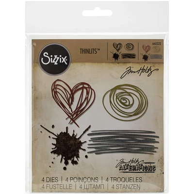 Sizzix® Thinlits® Scribbles & Splat Die Set by Tim Holtz®