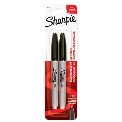 Packs: ct. ( total) Sharpie® Fine Point Black Permanent Markers